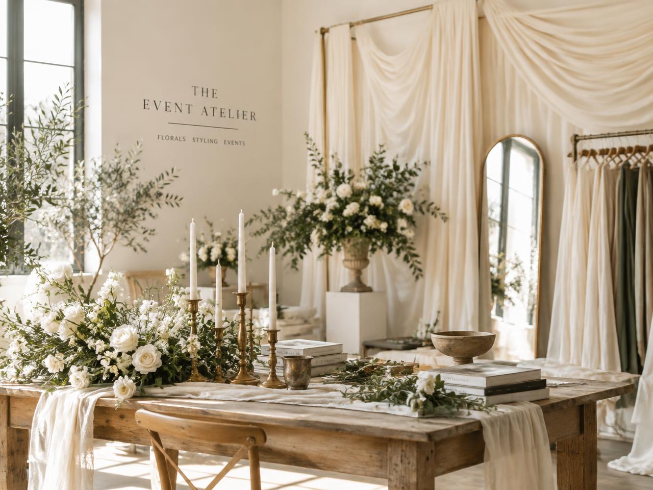 Louvri Atelier styled event setting